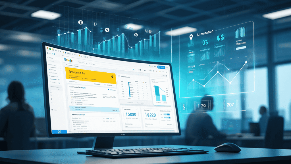 Google Ads service driving business growth and ROI in Ahmedabad