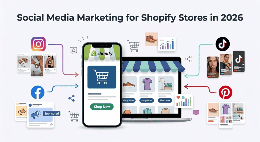 social media marketing for shopify stores strategy in 2026